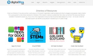 directory resources added to digital xtra fund website